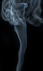 Image showing Smoke on black background.