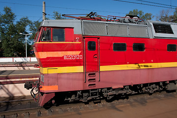 Image showing Electric locomotive