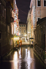 Image showing Venice at night