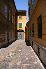 Image showing Budapest old town street
