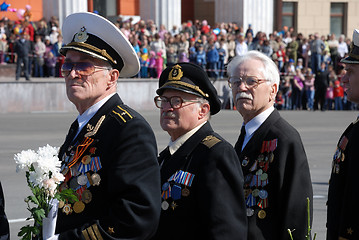 Image showing PETROZAVODSK, RUSSIA ? MAY 9: Soviet World War II veterans on Vi