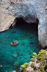 Image showing sea cave