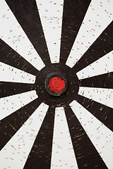 Image showing white dartboard target