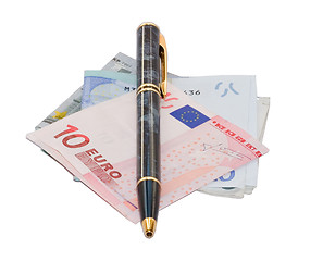 Image showing Pen and Money