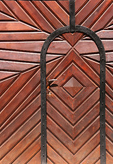 Image showing Budapest old door