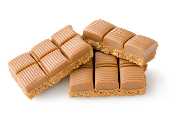 Image showing Milk chocolate isolated