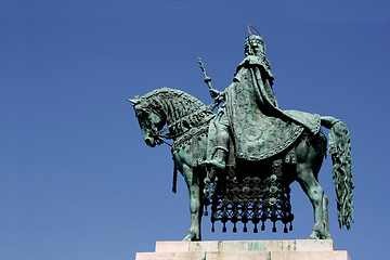 Image showing King and his horse in Budapest