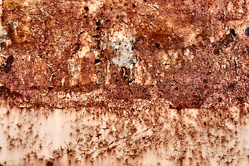 Image showing Abstract steel rusty background