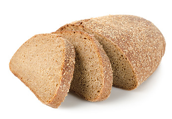 Image showing Rye bread isolated
