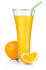 Image showing Juice and fruit isolated 
