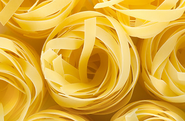 Image showing Background pasta tagliatelle