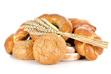 Image showing Collection of different breads isolated 