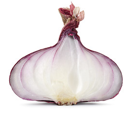 Image showing Sliced Red onion