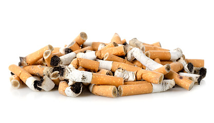 Image showing Cigarette butts