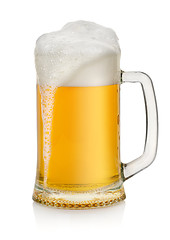 Image showing Mug with beer isolated
