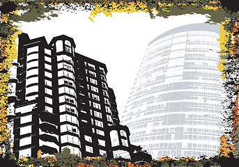 Image showing Grunge buildings