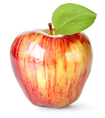 Image showing Striped red apple