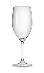 Image showing Empty wineglass