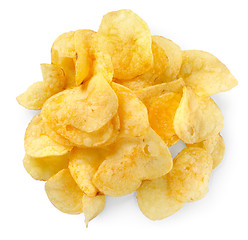 Image showing Potato chips isolated