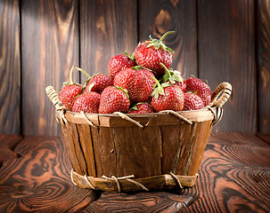Image showing Strawberry on a table