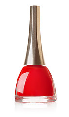 Image showing Red nail polish