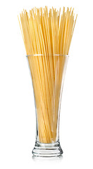 Image showing Spaghetti in a glass