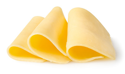 Image showing Slices of cheese