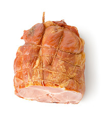 Image showing Smoked bacon isolated