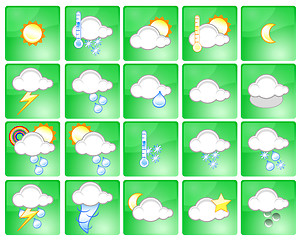 Image showing Weather icons