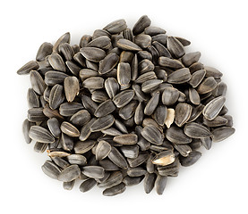 Image showing Sunflower seeds isolated