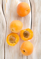 Image showing Apricots on the table