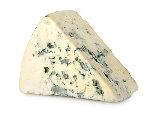 Image showing Blue cheese isolated