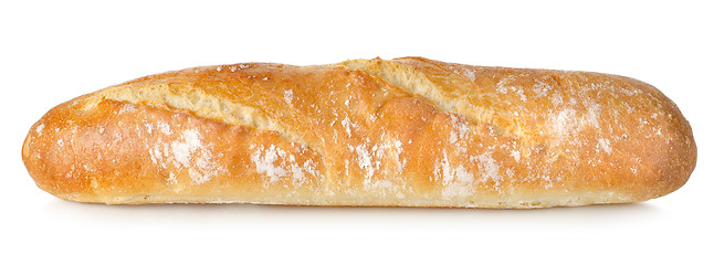 Image showing Fresh long loaf isolated