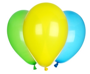 Image showing Bright balloons