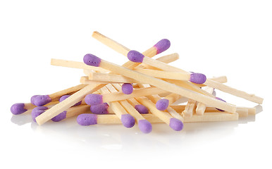 Image showing Blue matches