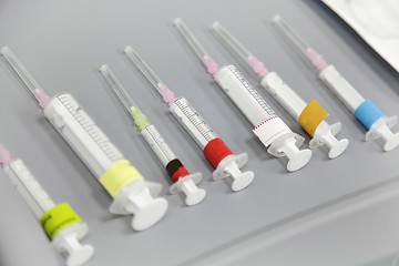 Image showing Group of injections