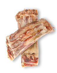 Image showing Ribs smoked isolated