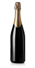 Image showing Champagne bottle isolated