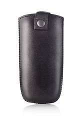 Image showing Black case phone