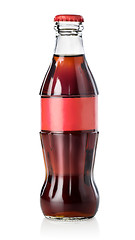 Image showing Glass bottle of cola