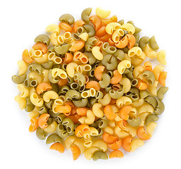 Image showing Mix of pasta isolated