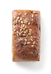 Image showing Bread with seeds isolated