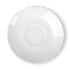 Image showing Empty white plate