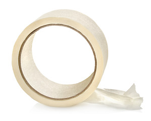 Image showing Big roll of insulating tape isolated