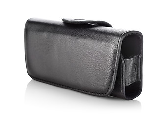 Image showing Black bag for mobile