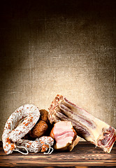 Image showing Meats on the table