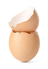 Image showing Empty egg shell