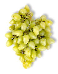 Image showing Grapes top view