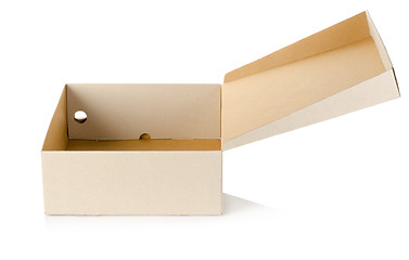 Image showing Cardboard packaging isolated