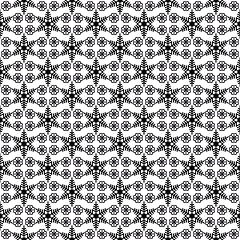 Image showing  seamless snowflake pattern 